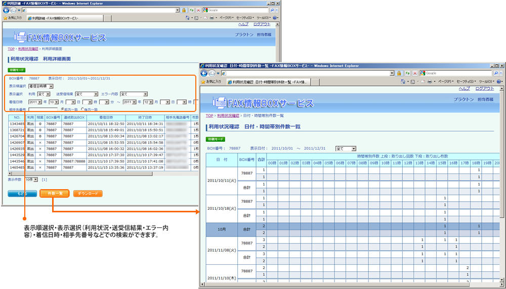 利用状況確認図